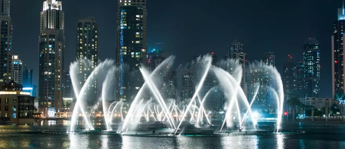 Dubai Mall and Dubai Fountains