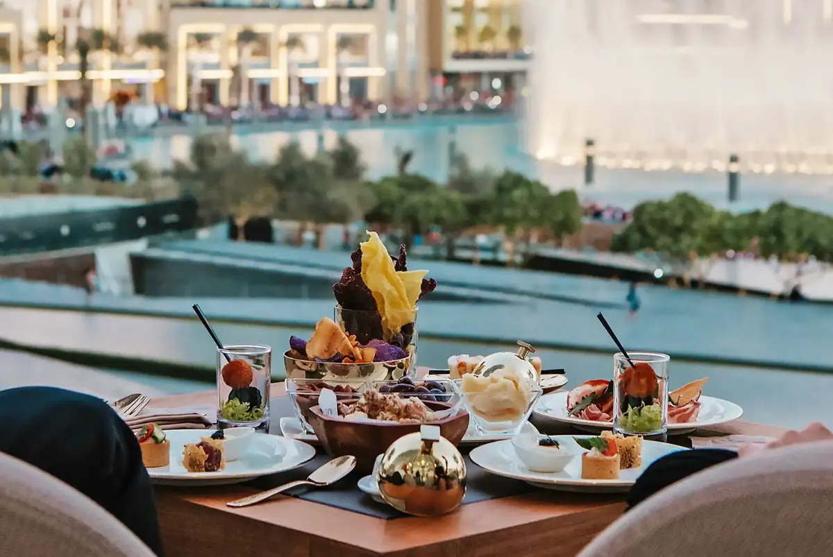 Luxury restaurants and bars