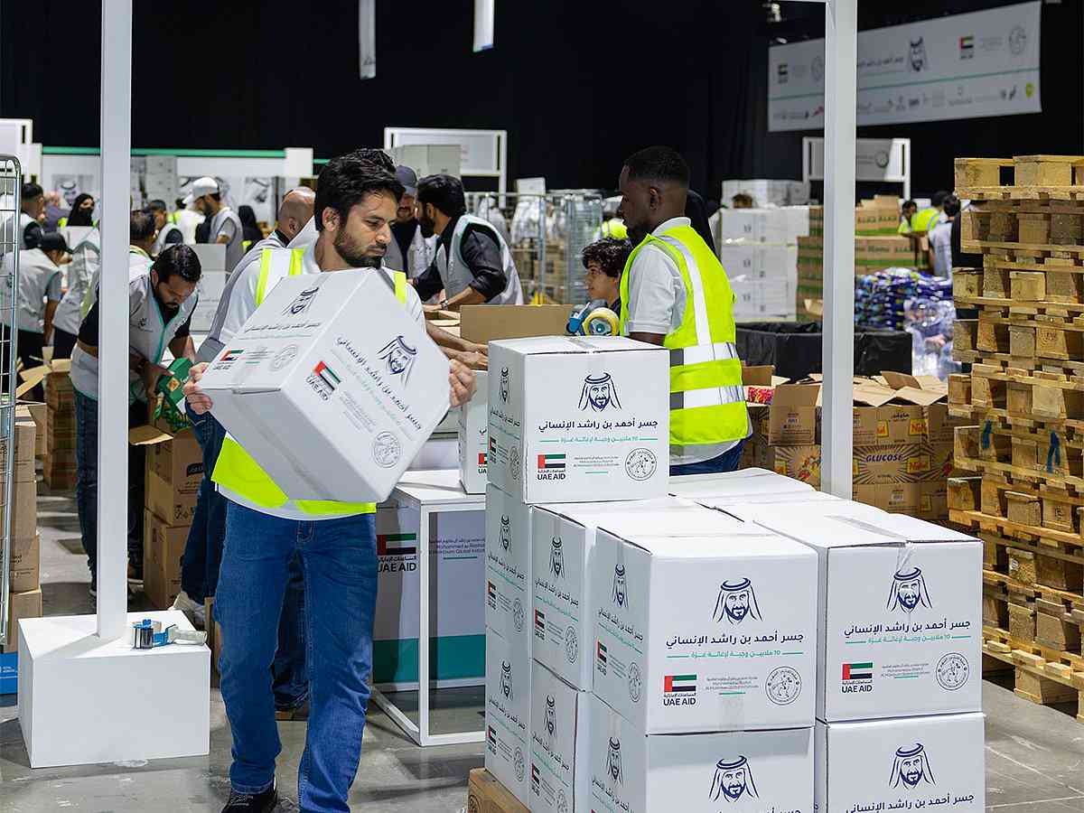 الوسط الرياضي في دبي ينضم إلى «جسر أحمد بن راشد الإنساني» لدعم غزة