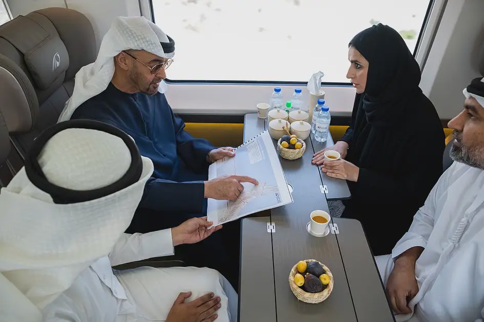 افتتاح ایستگاه اتحاد ریل دبی با حضور شیخ حمدان